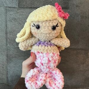 Mermaid Stuffed Animal | Crochet Handmade